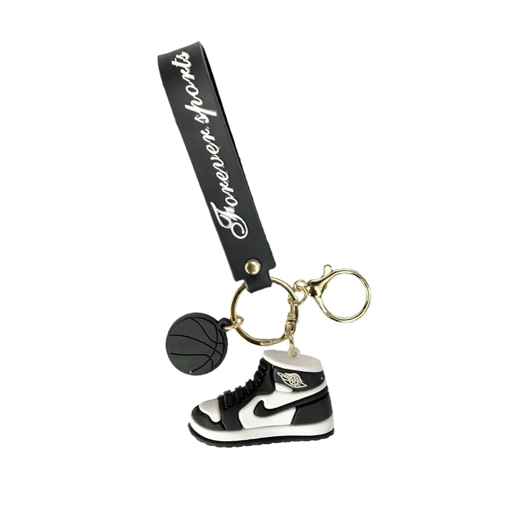Forever Sports Nike Jordan 01 Sneaker Basketball Black Keychain