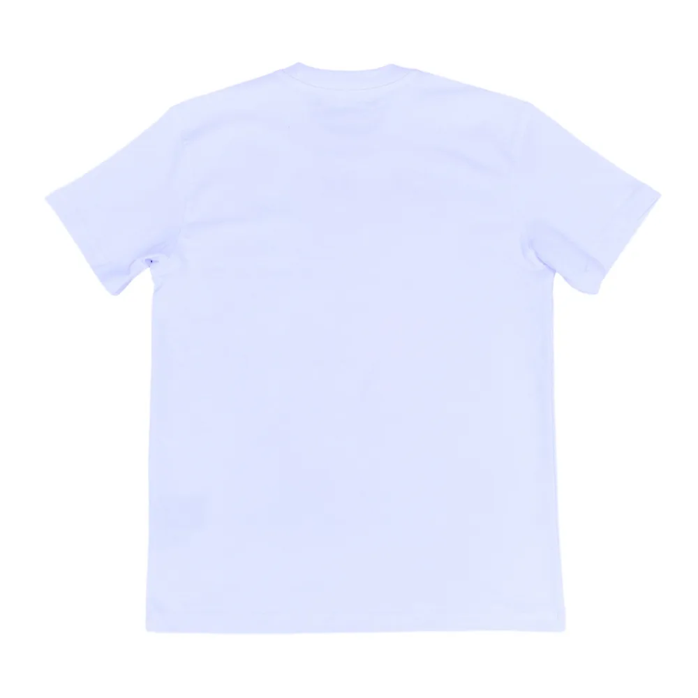 Palm Angels Palm Trees Print White Crewneck T-Shirt
