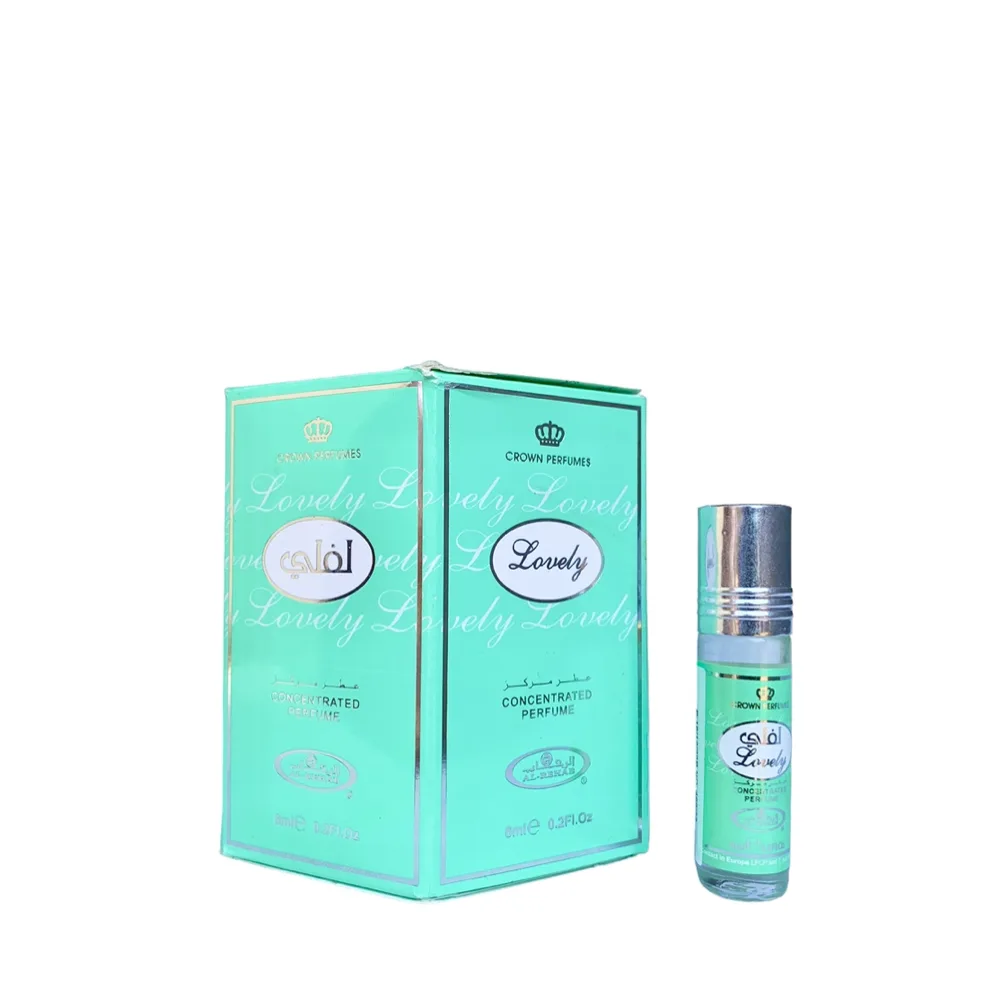 6 Pack Al-Rehab Crown Perfumes Lovely Oil Parfum 6ml
