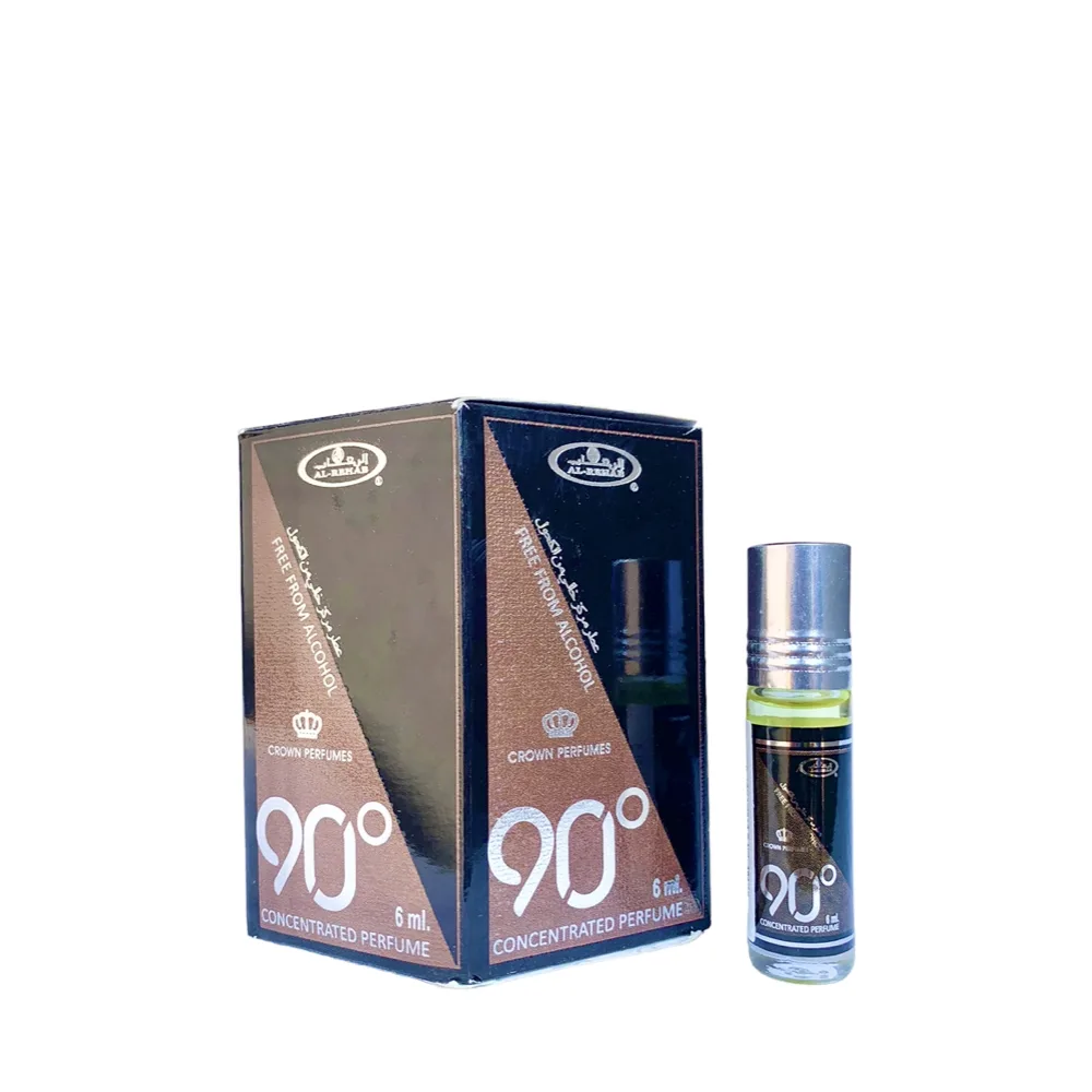 6-Pack Al-Rehab Crown Perfumes 90° Concentrated Oil Perfume 6ml