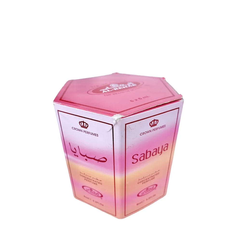 6-Pack Al-Nuaim Sabaya Concentrated Attar Oil Parfum 6ml