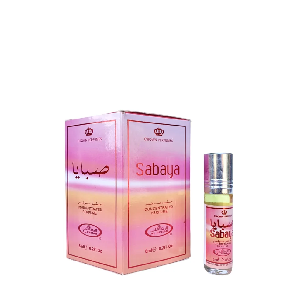 6-Pack Al-Nuaim Sabaya Concentrated Attar Oil Parfum 6ml