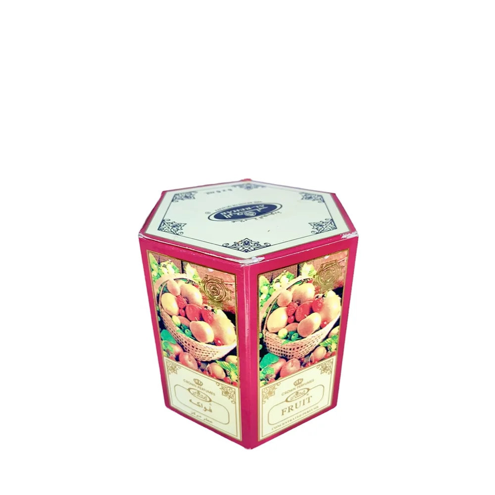 6-Pack Al-Rehab Crown Perfumes Fruit Oil Parfum 6ml