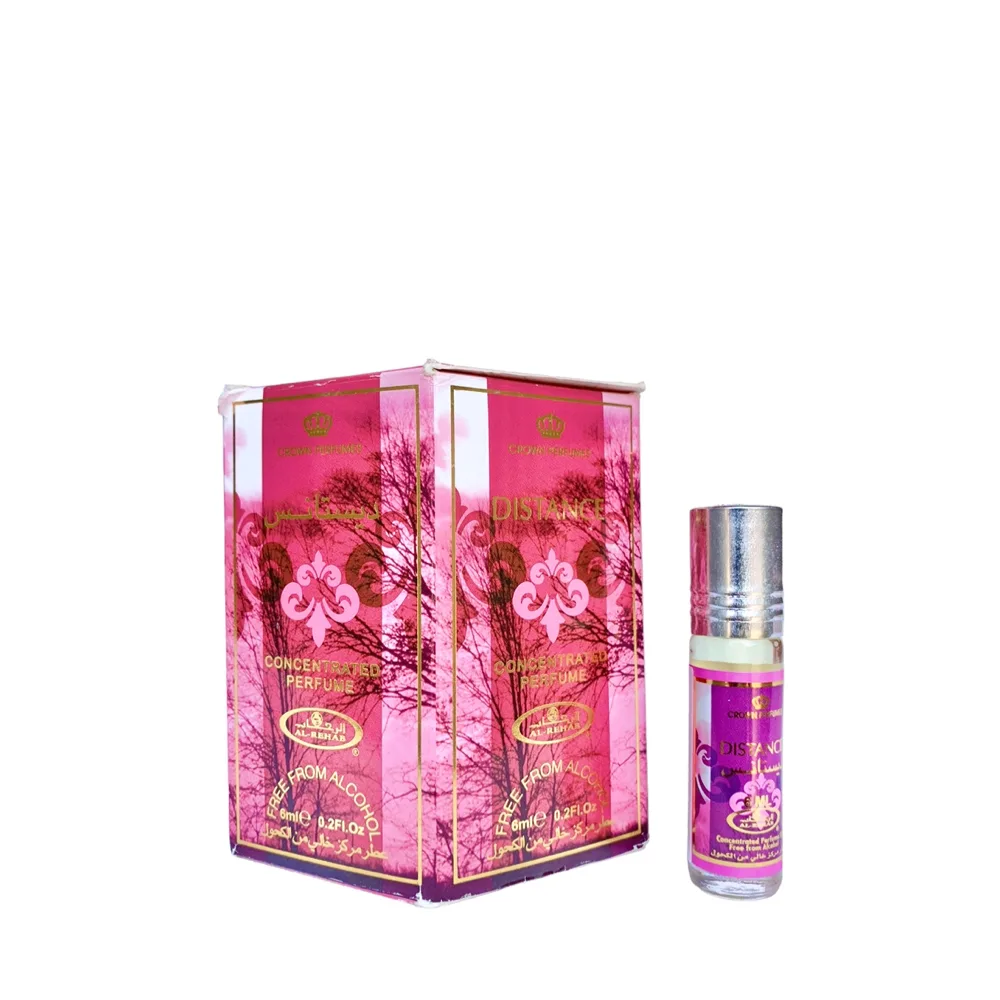 6 Pack Al-Rehab Crown Perfumes Distance Concentrated Attar Oil Parfum 6ml