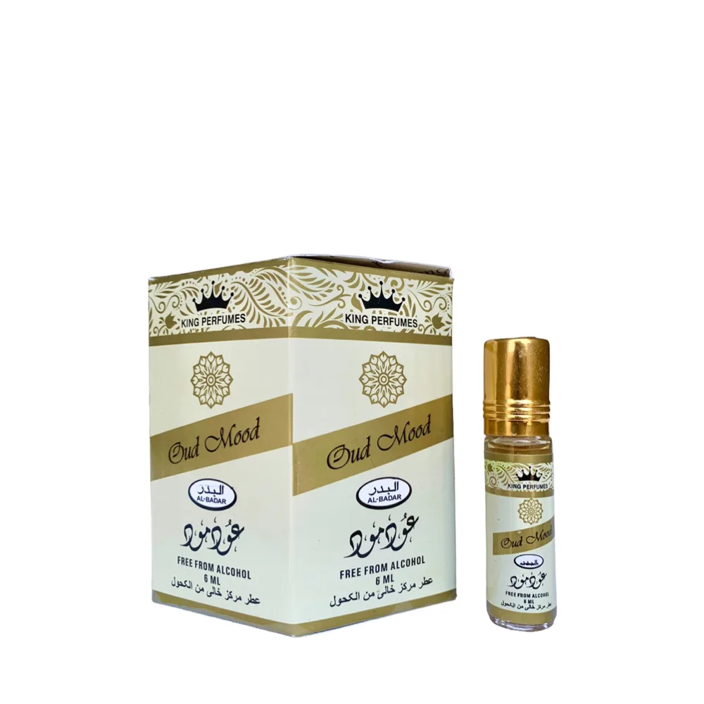 6-Pack Al-Badar King Perfumes Oud Mood Oil Parfum 6ml