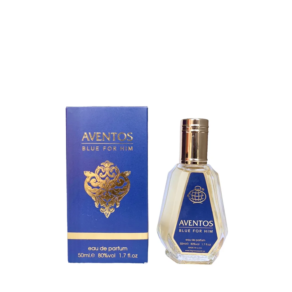 Fragrance World Aventos Blue for him Eau De Parfum 50ml - Aventus by Creed