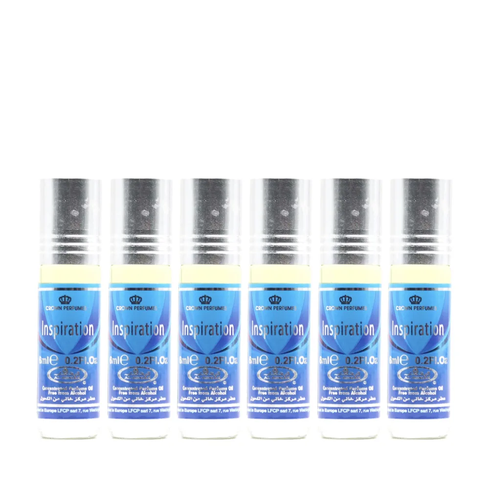 6 Pack Al-Rehab Crown Perfumes Inspiration Oil Parfum 6ml