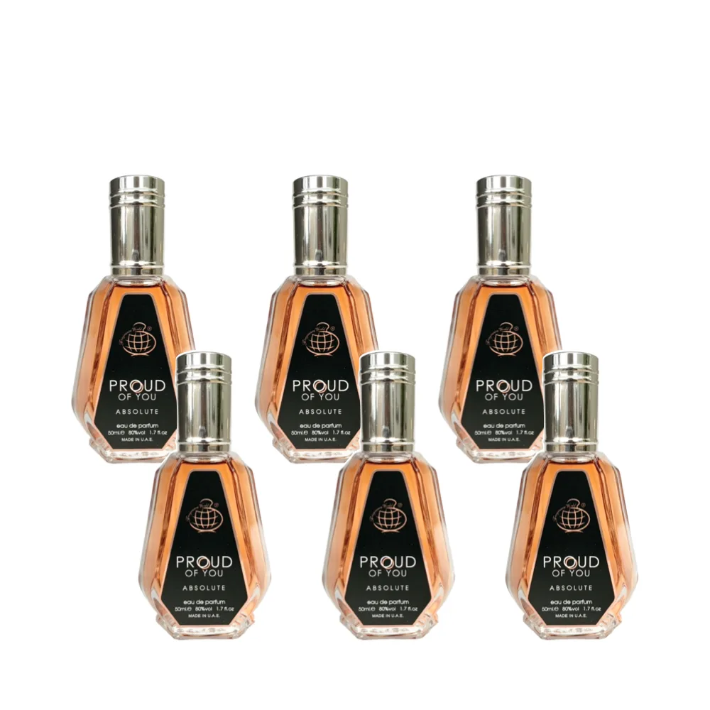 6-Pack Fragrance World Proud Of You Absolute Eau De Parfum 50ml