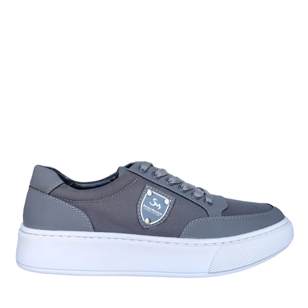 Sergio Mazzola 8109 Urban Phantom Grey Low-Top Sneakers