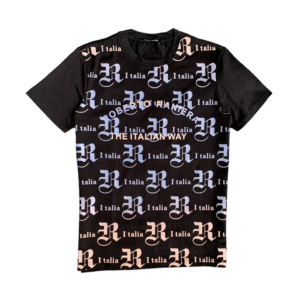 Roberto Raniera 'R' Italia Gradient Print T-Shirt