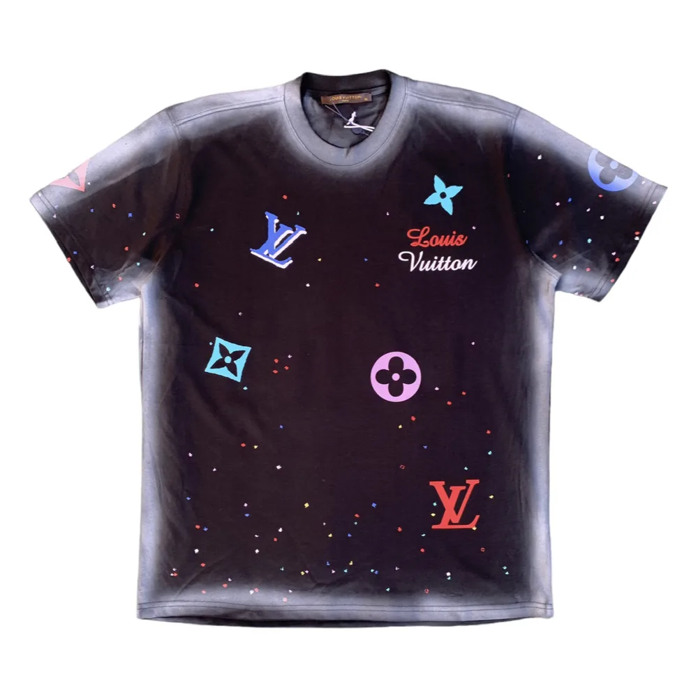 Louise LV1540 Cosmic Monogram Black T-Shirt