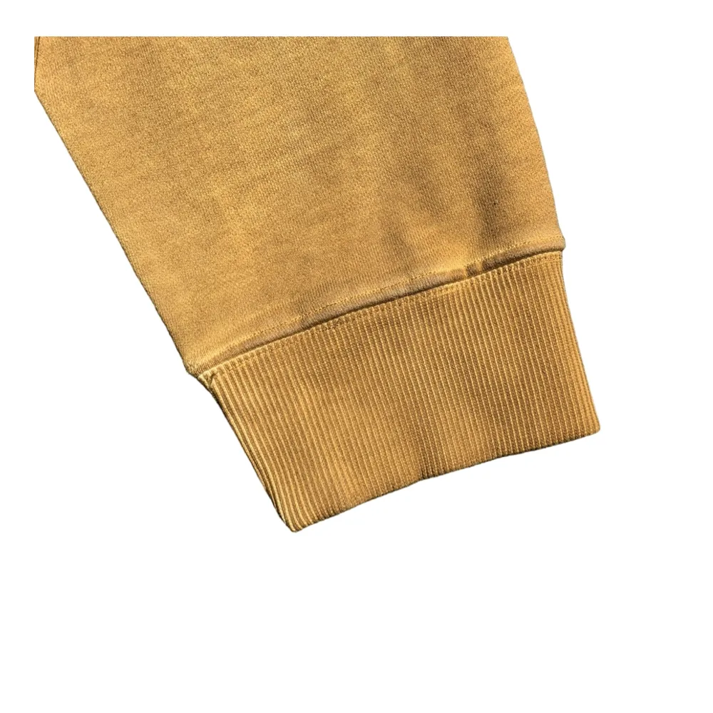 Roberto Raniera Embossed Mustard Yellow Crew Neck Sweatshirt - Image 3