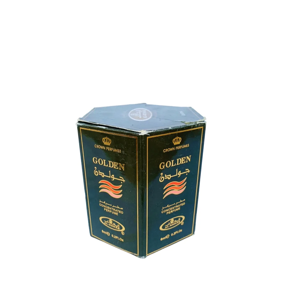 6-Pack Al-Rehab Crown Perfumes Golden Oil Parfum 6ml