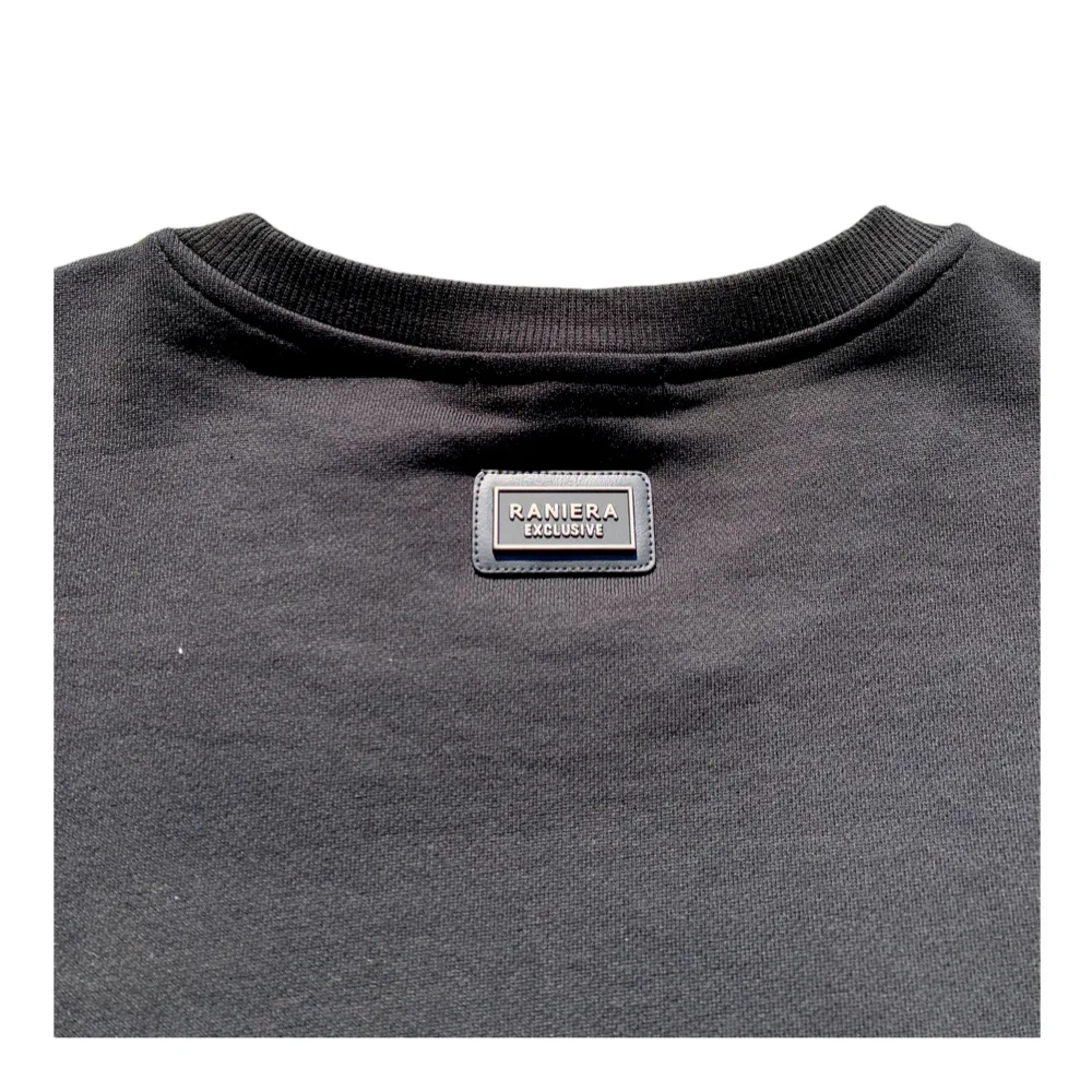 Luxe Embellished Black Sweatshirt – Roberto Raniera