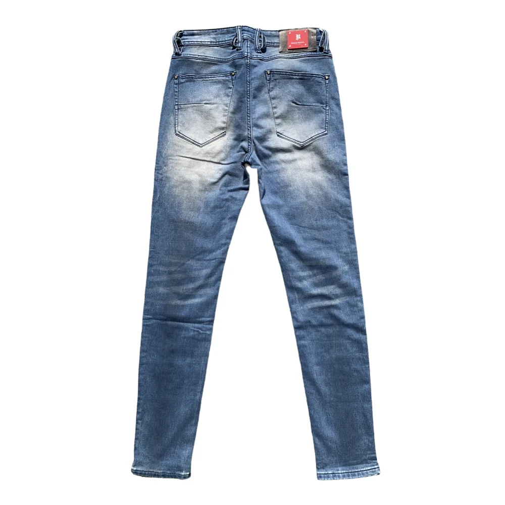 Raniera 'Signature R' Distressed Denim Jeans - Roberto Raniera