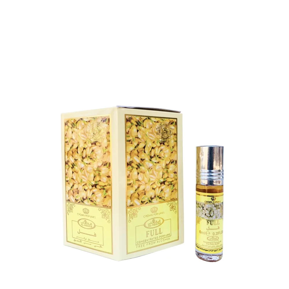 6-Pack Al-Rehab Crown Perfumes Full Concentrated Oil Perfume 6ml