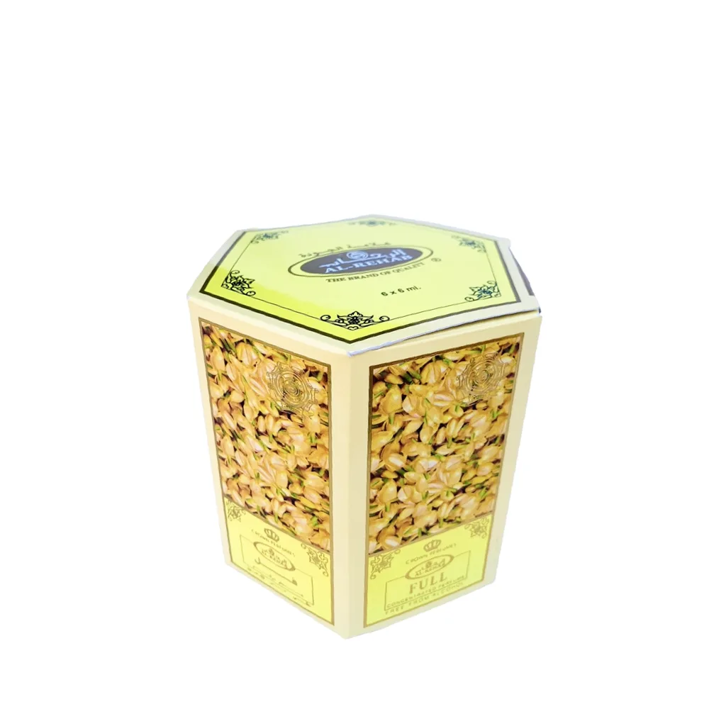6-Pack Al-Rehab Crown Perfumes Full Concentrated Oil Perfume 6ml