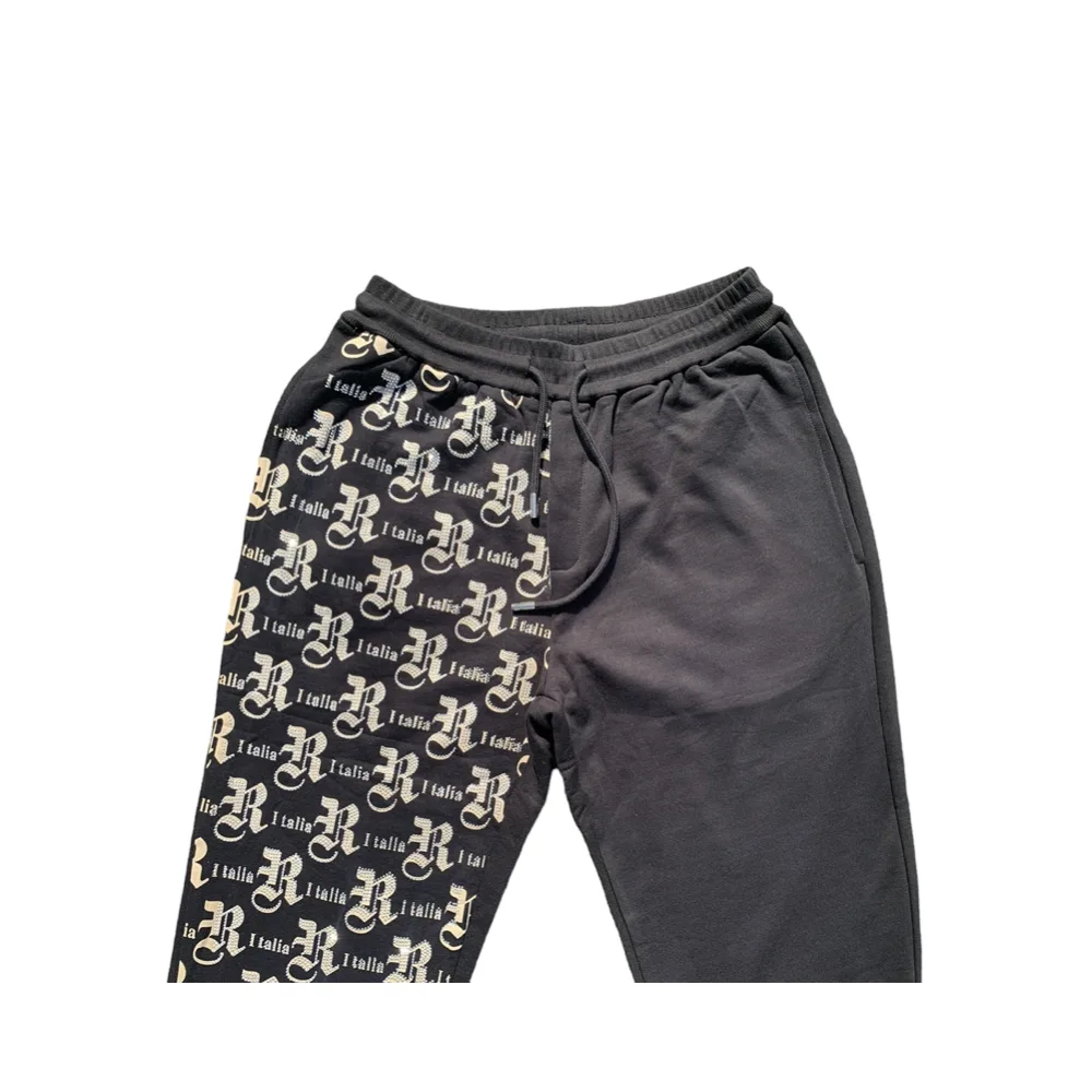 Milan Dualism Black Jogger by Roberto Raniera