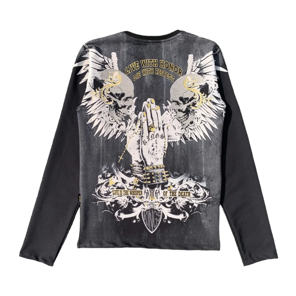Kingz Honor & Respect Black Crew Neck T-Shirt