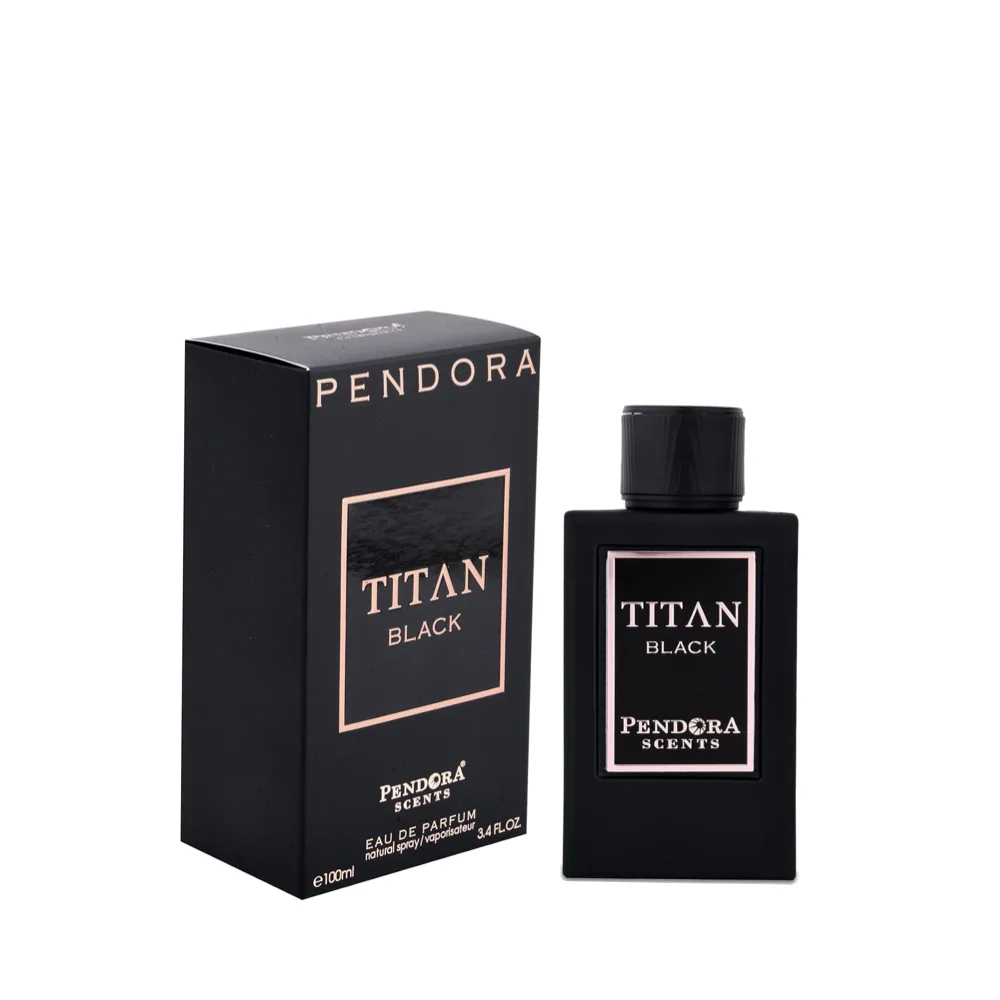Pendora Scents Titan Black Eau De Parfum - Arabian Dubai Perfumes - Bvlgari Man In Black by Bvlgari