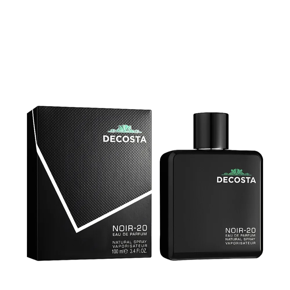 Decosta Noir-20 Eau De Parfum 100ml by Fragrance World  - Eau de Lacoste L.12.12. Noir by Lacoste Fragrances - Arabic Dubai Perfumes