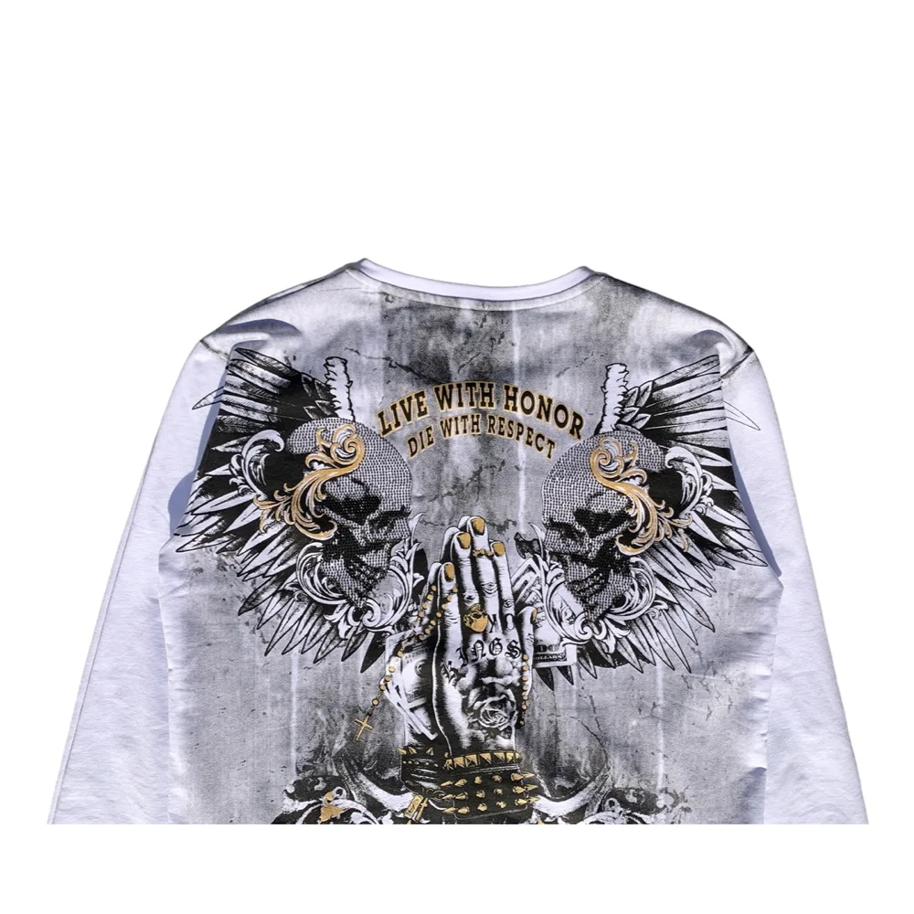 Kingz Honor & Respect White Crew Neck T-Shirt