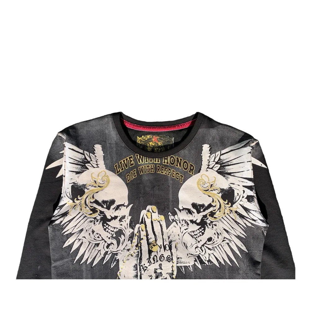 Kingz Honor & Respect Black Crew Neck T-Shirt