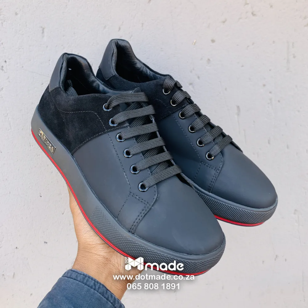 Roberto Raniera 2023-18 Infrared Black Low-Top Sneaker