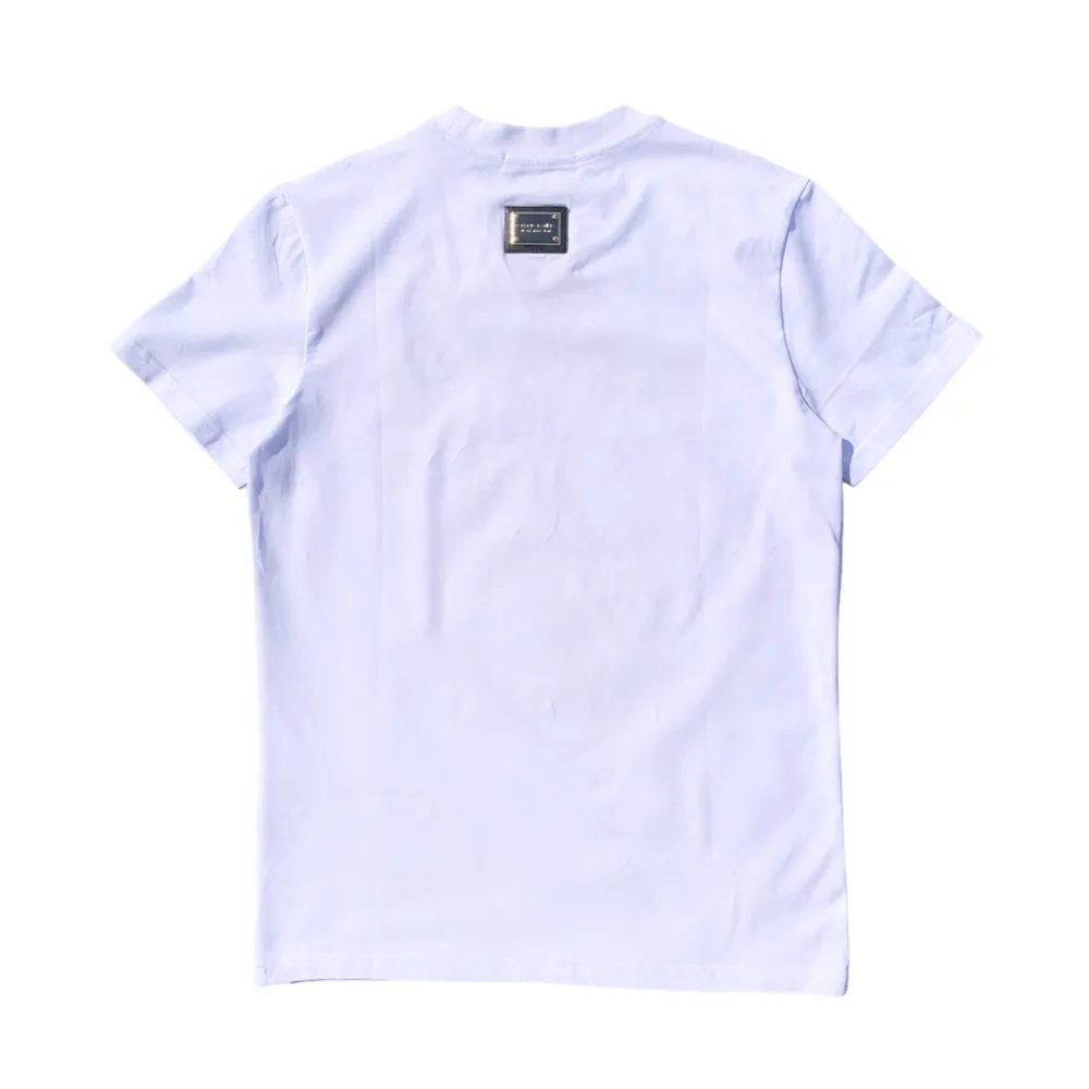 Campione Crest White Crewneck T-Shirt - Roberto Raniera