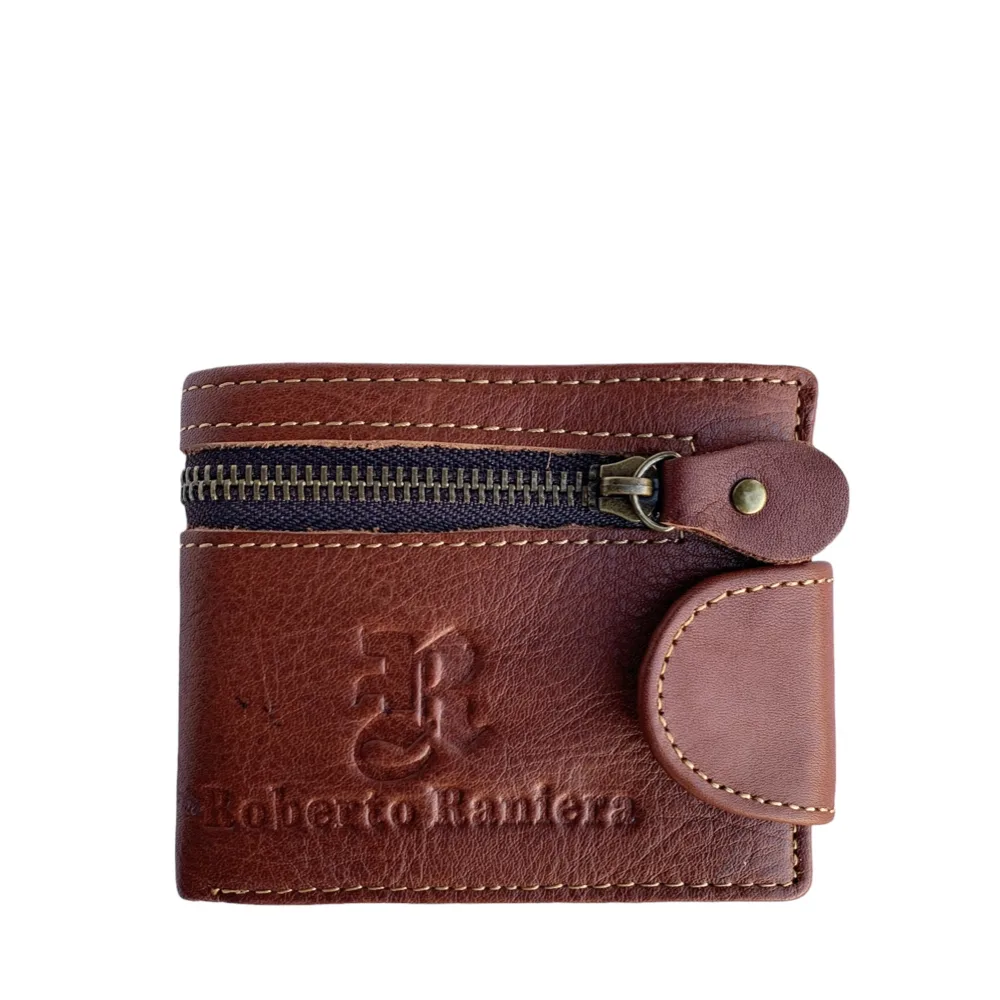 Roberto Raniera SS23 Hickory Brown Bifold Wallet