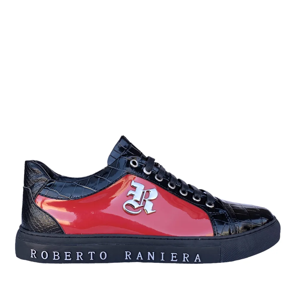 Crimson Kaiman Low-Top Sneakers – Roberto Raniera - G518-3 R