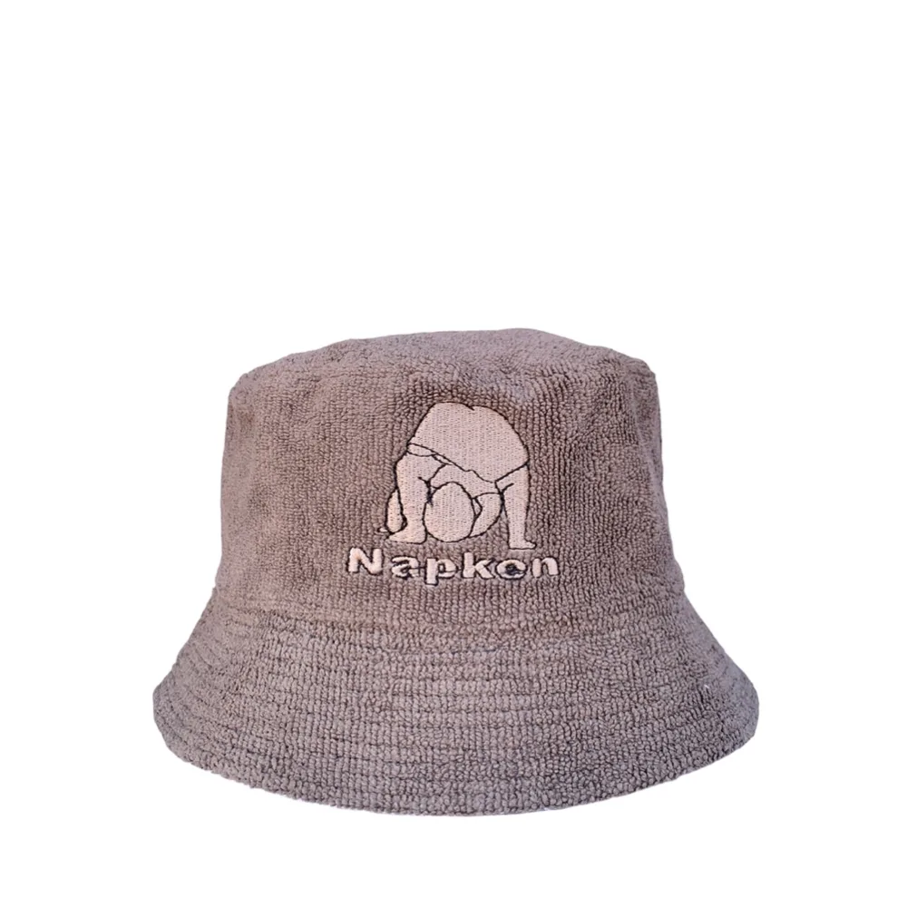 Napken Terry Taupe Bucket Hat