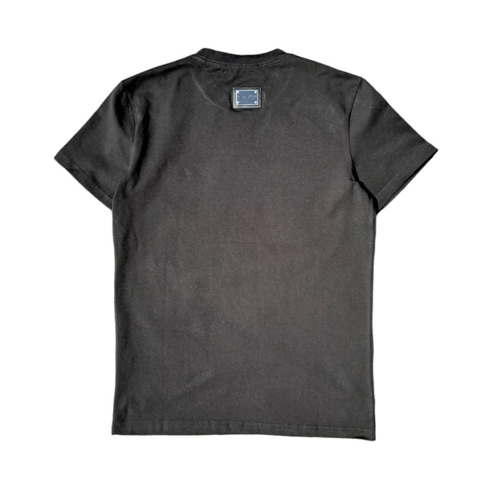 Roberto Raniera SS24 R Logo Black Crewneck T-Shirt
