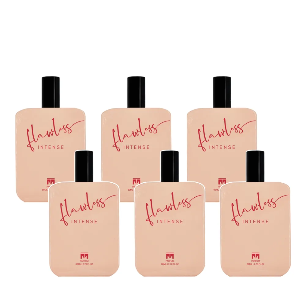 6-Pack Motala Perfumes Flawless Intense Parfum 80ml