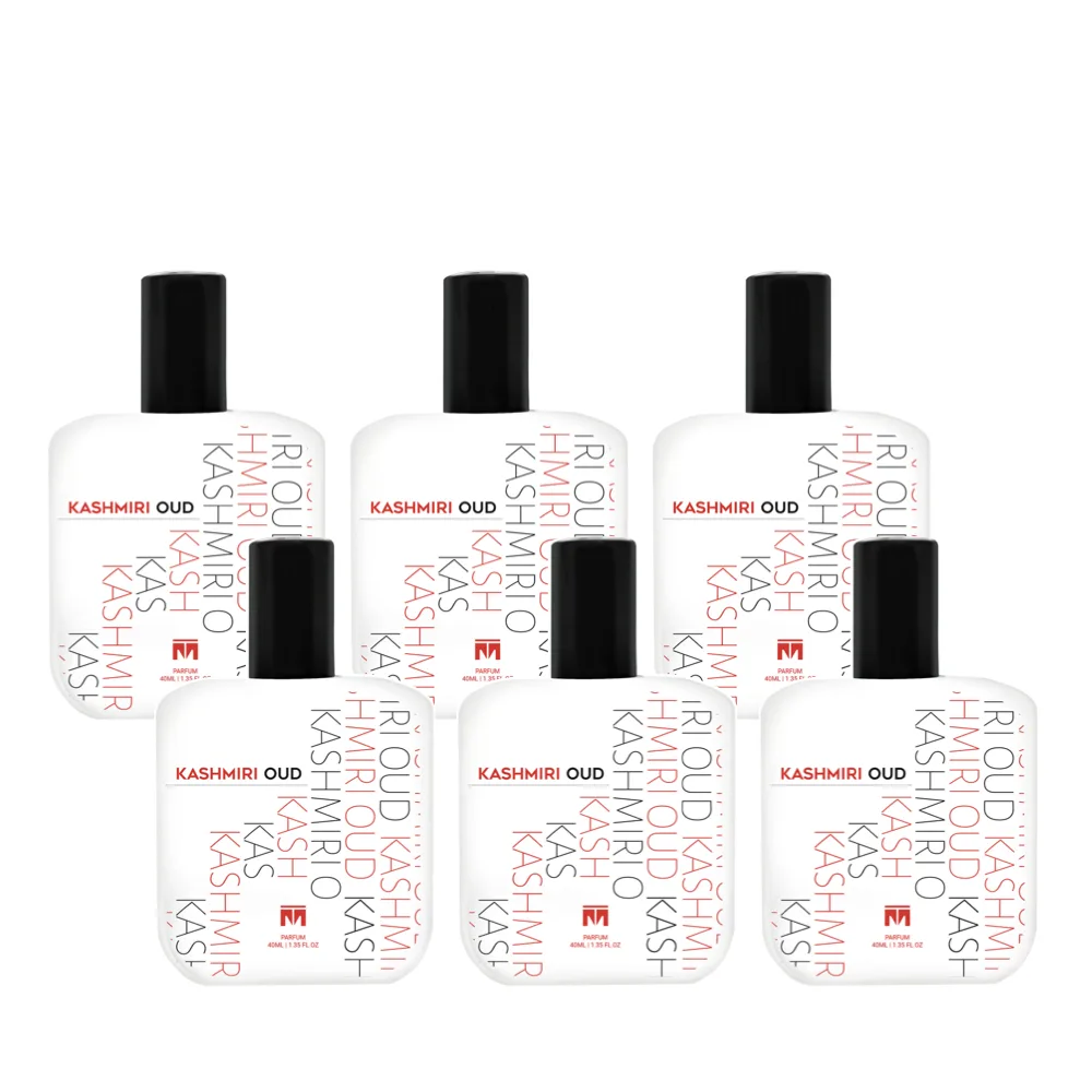 6-Pack Motala Kashmiri Oud Eau De Parfum 40ml by Motala Perfumes