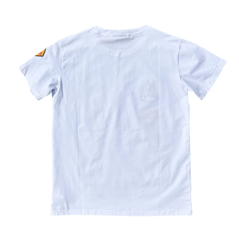 Replay Explorer Badge White Crew Neck T-Shirt