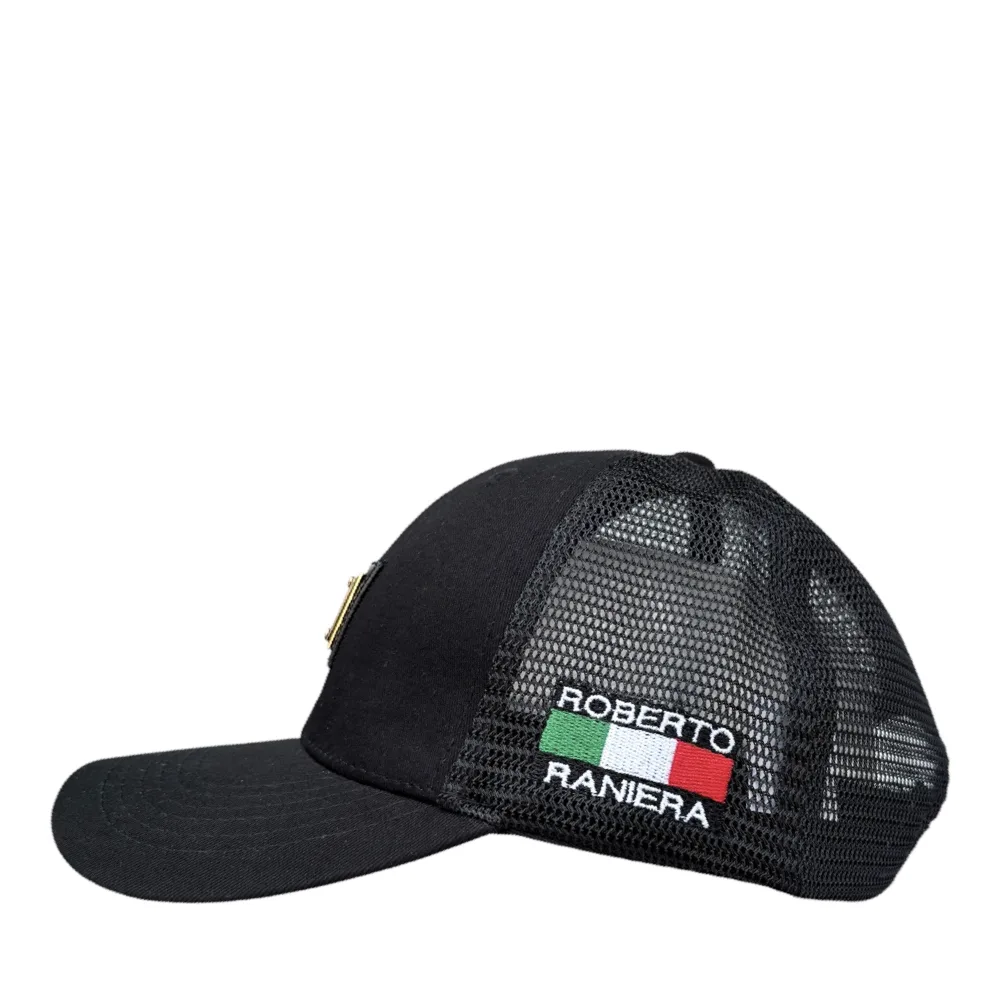 Raniera Signature Black Trucker Cap - Roberto Raniera