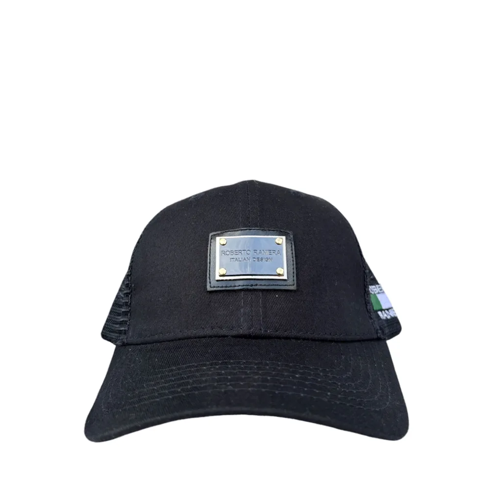 Raniera Signature Black Trucker Cap - Roberto Raniera