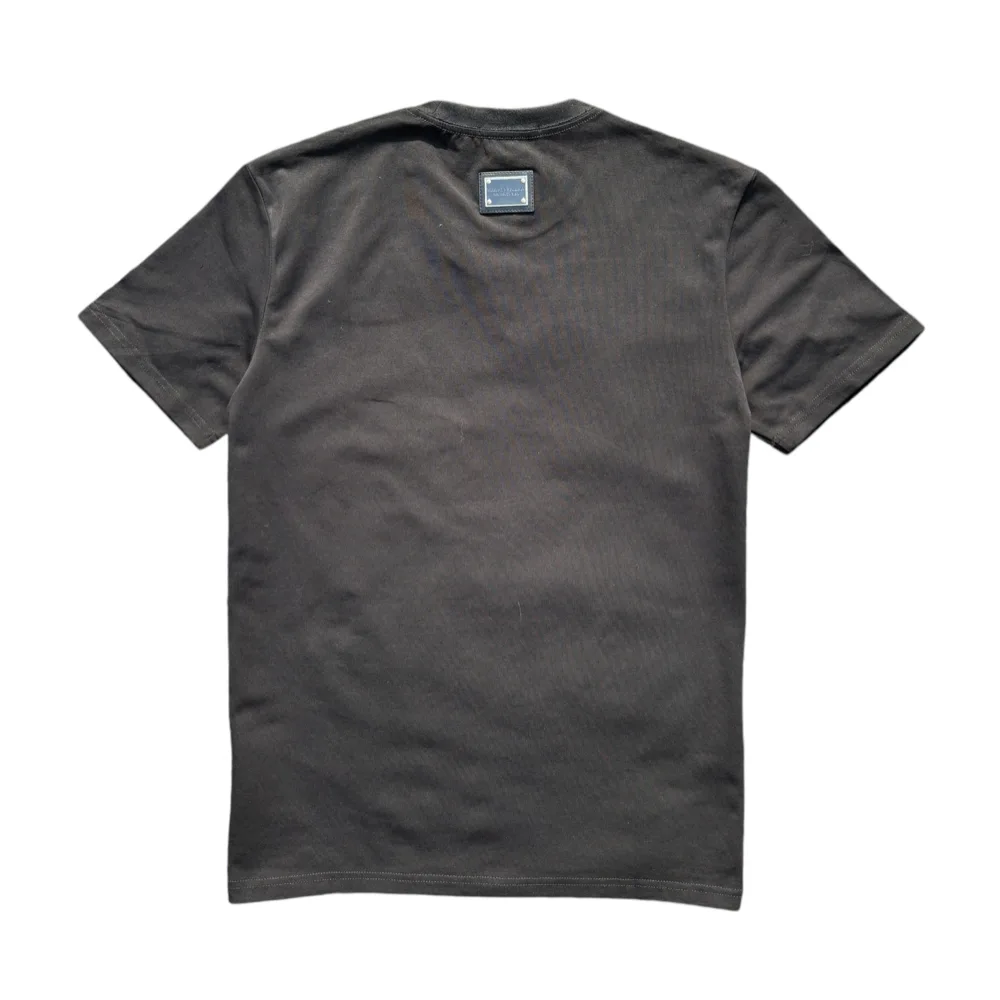 Heraldic Fade Black Crew Neck T-Shirt - Roberto Raniera