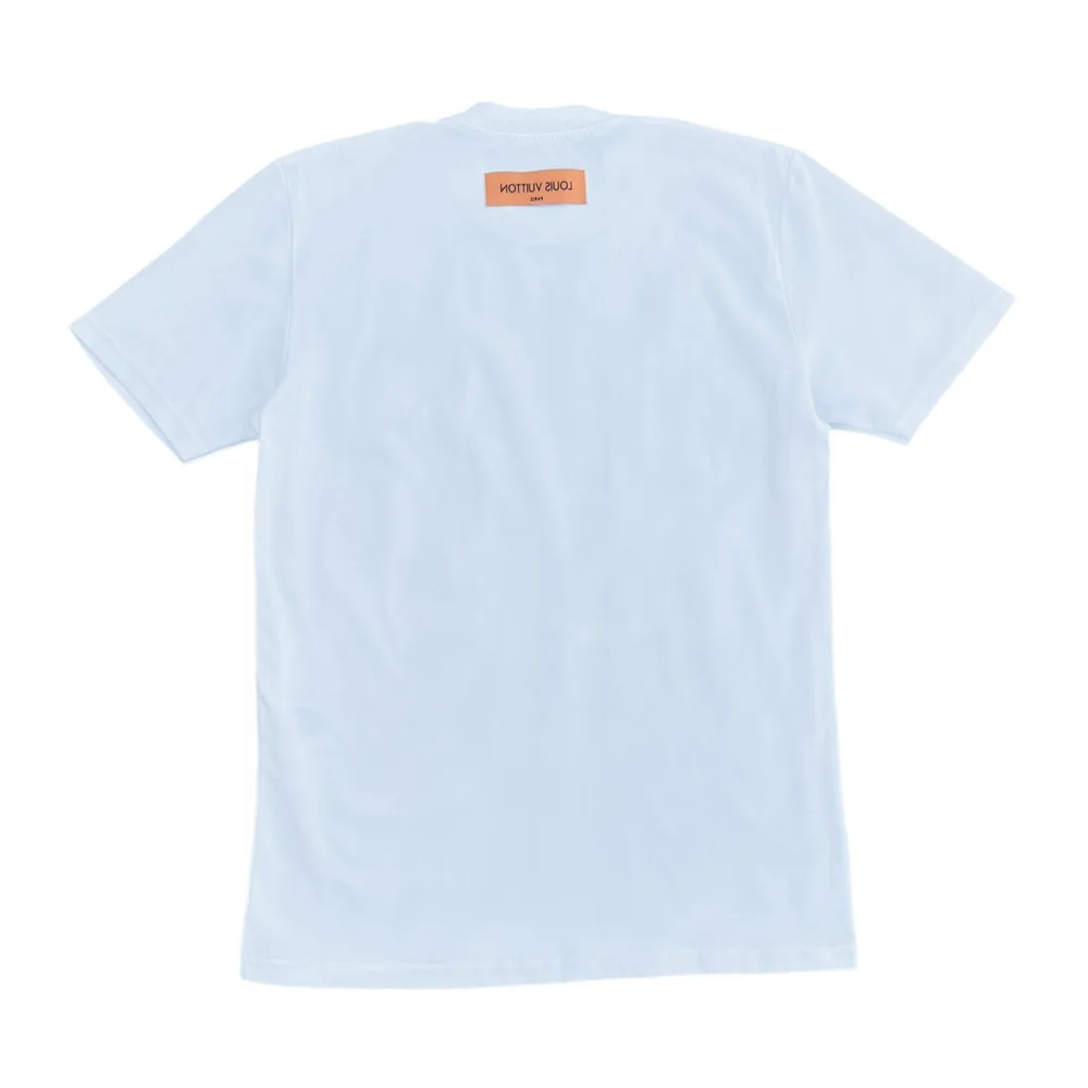 Louis Vuitton Avian Scroll White Crew Neck T-Shirt
