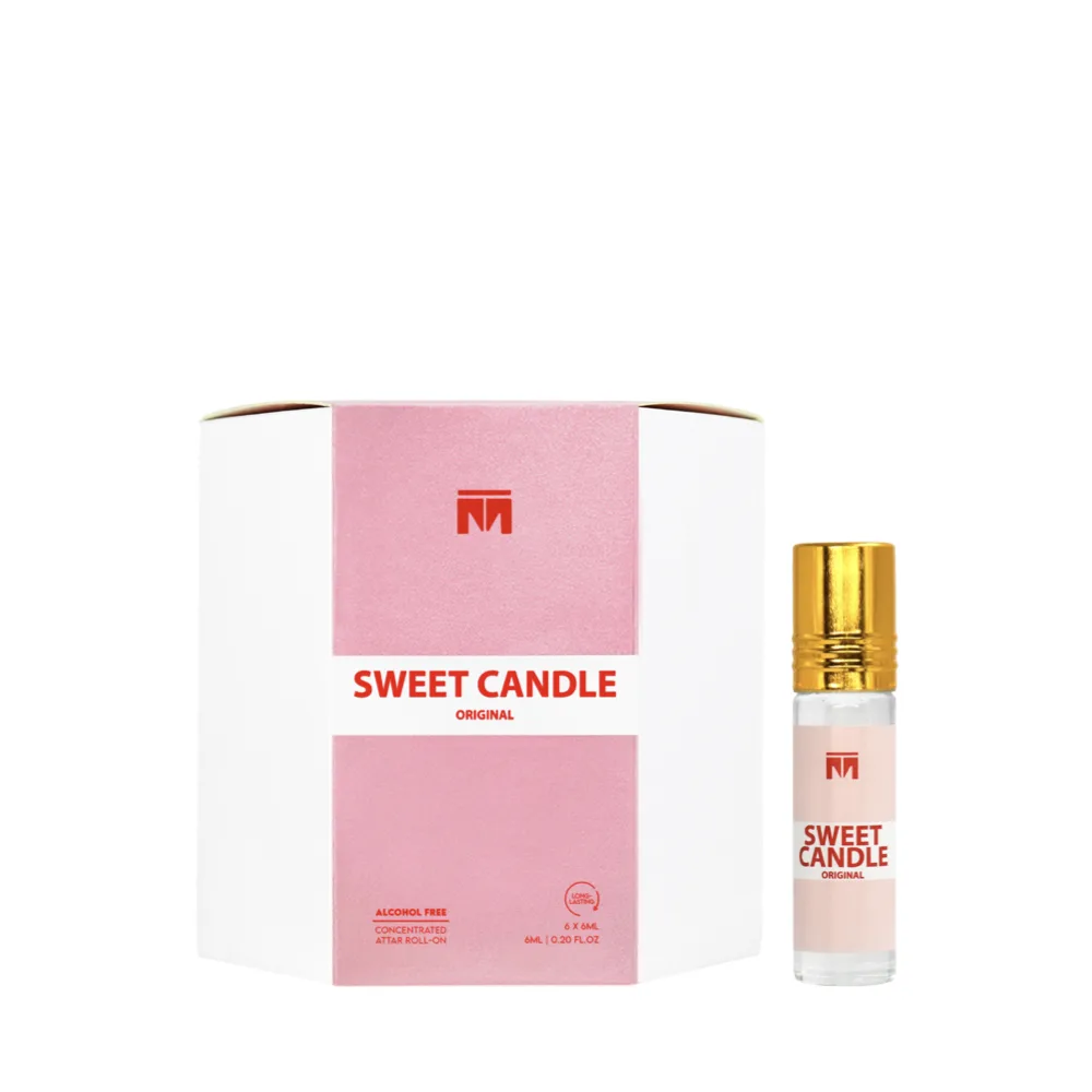 6-Pack Motala Sweet Candle Concentrated Oil Perfume 6ml
