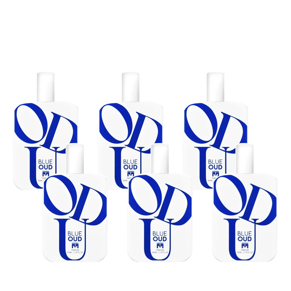 6-Pack Motala Perfumes Blue Oud Eau De Parfum 80ml