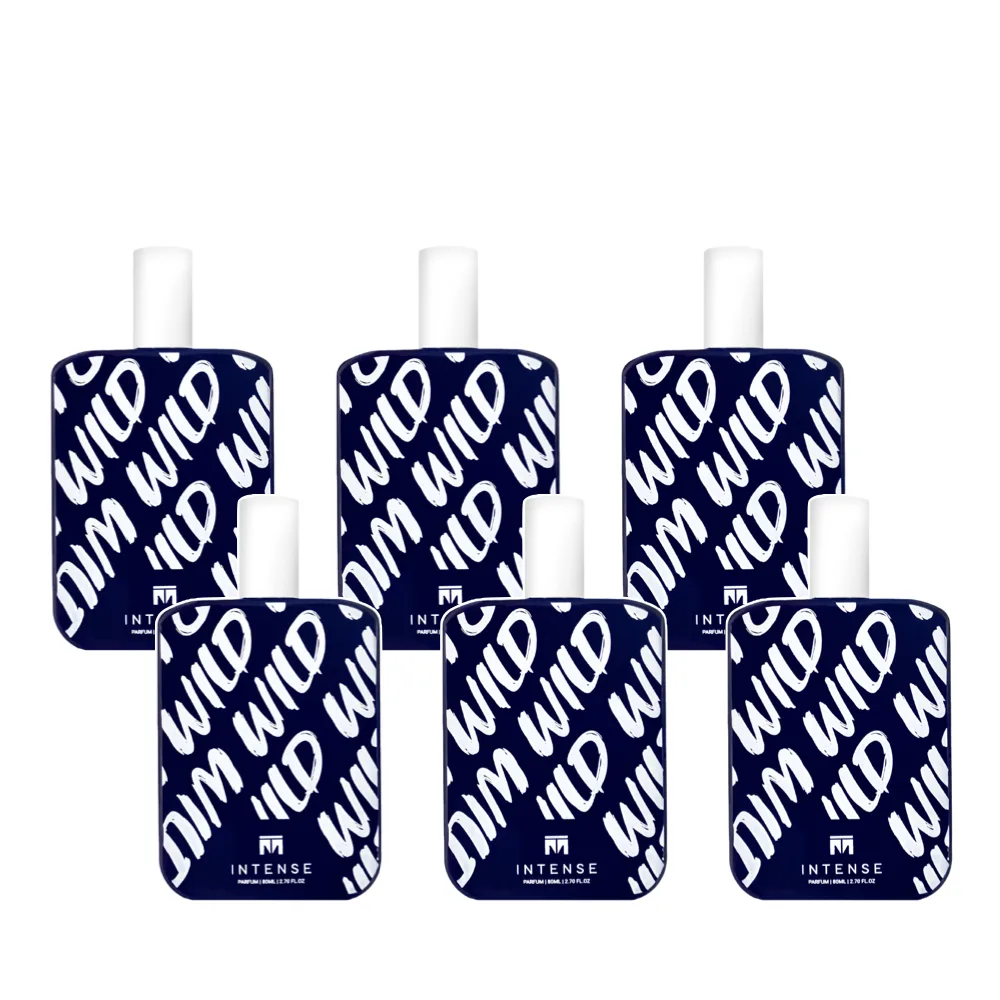 6-Pack Motala Perfumes Wild Intense Eau De Parfum 80ml