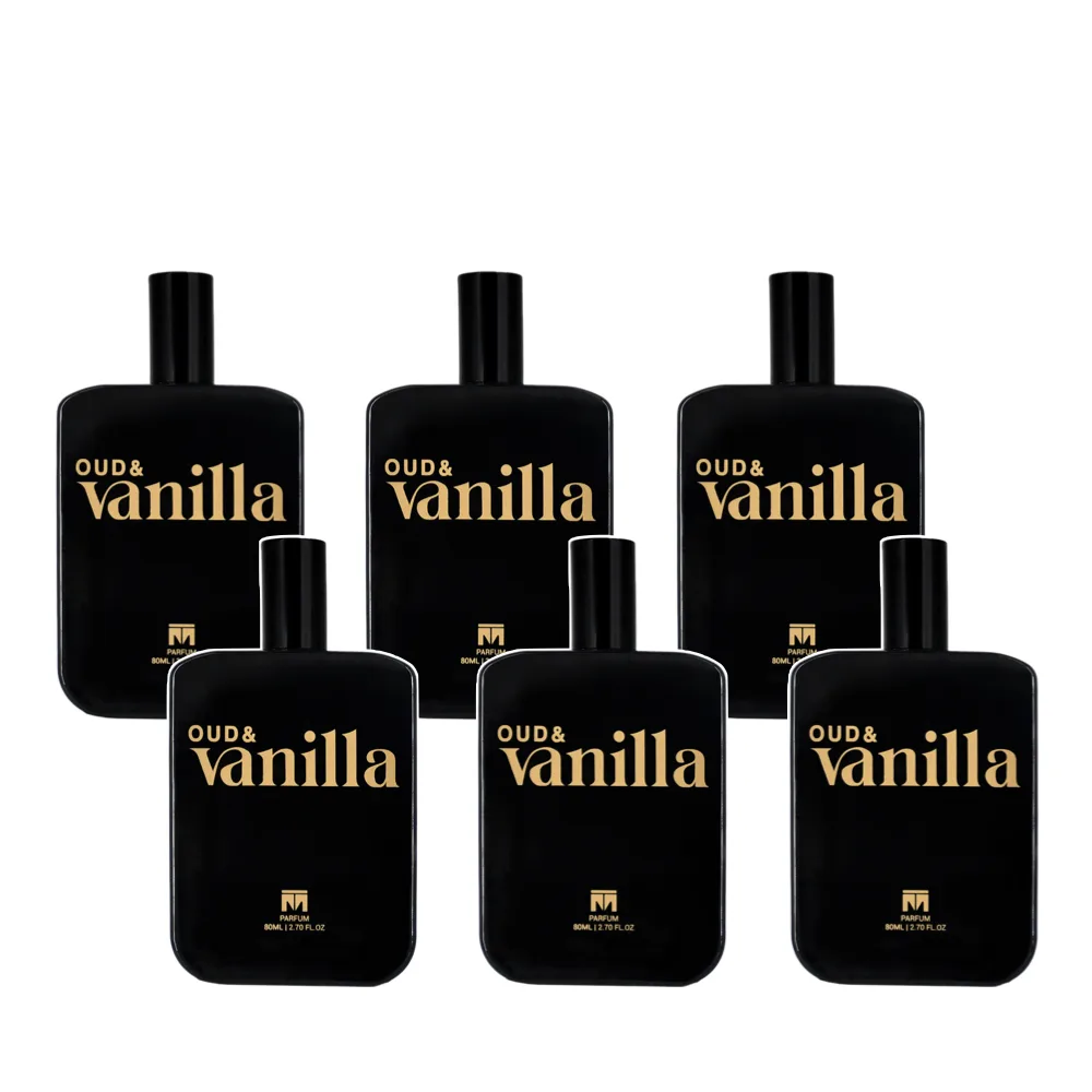 6-Pack Motala Oud & Vanilla Eau De Parfum 80ml