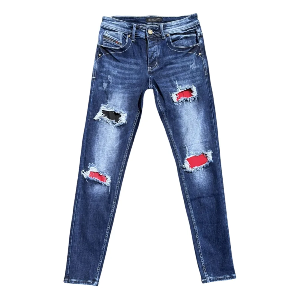 Patched Rip & Repair Denim Jeans – Roberto Raniera