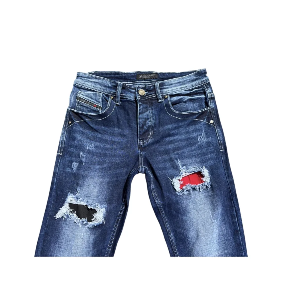Patched Rip & Repair Denim Jeans – Roberto Raniera