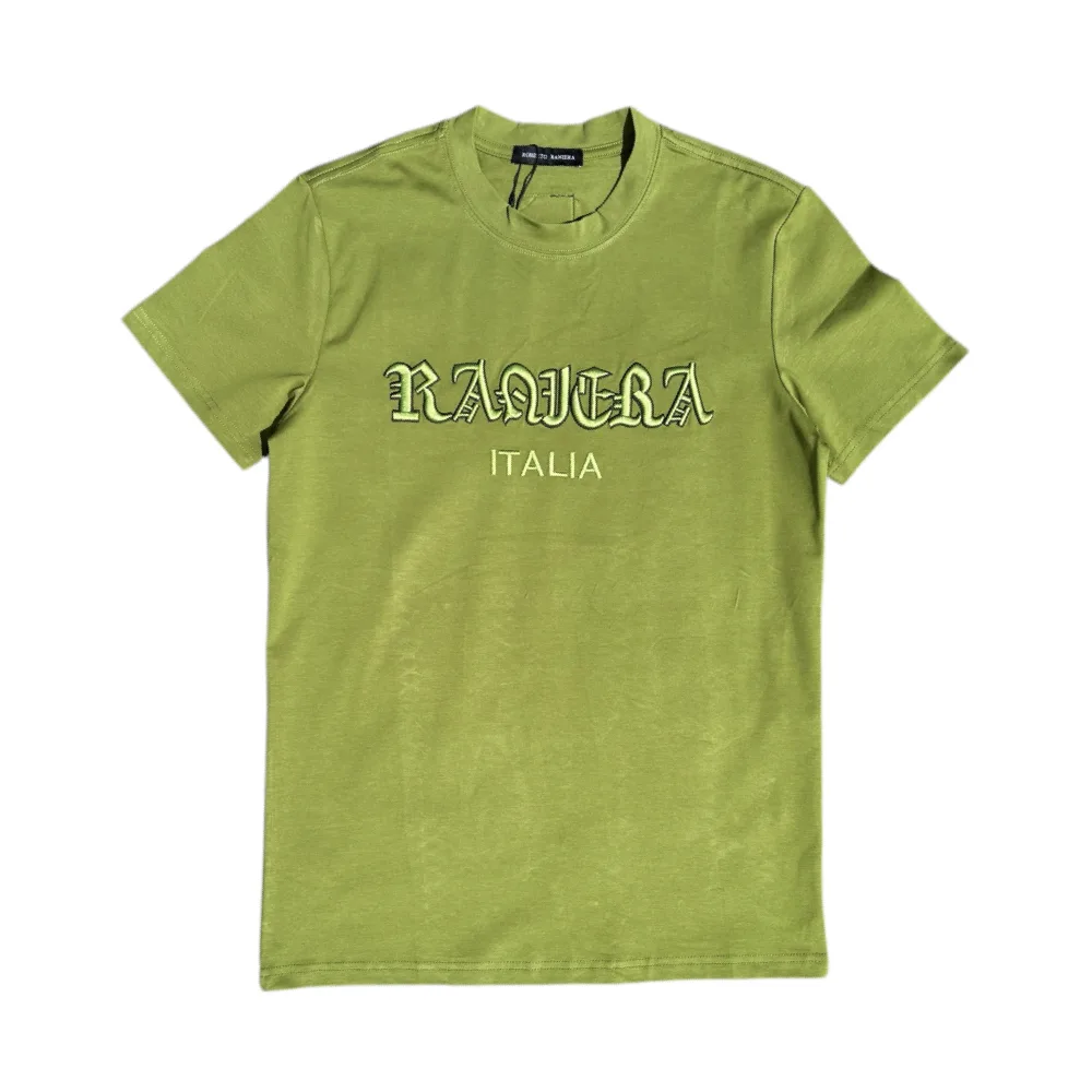 Roberto Raniera Italia Embroidered Crewneck T-Shirt