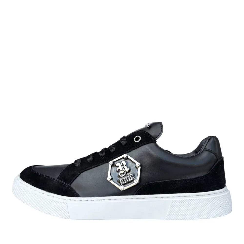 Roberto Raniera 2024-11 Obsidian Luxe Low-Top Sneakers