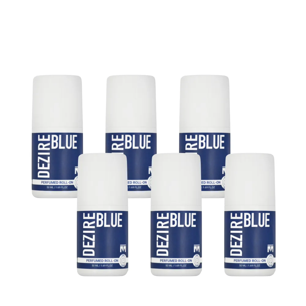 6-Pack Motala Dezire Blue Perfumed Roll-On 50ml