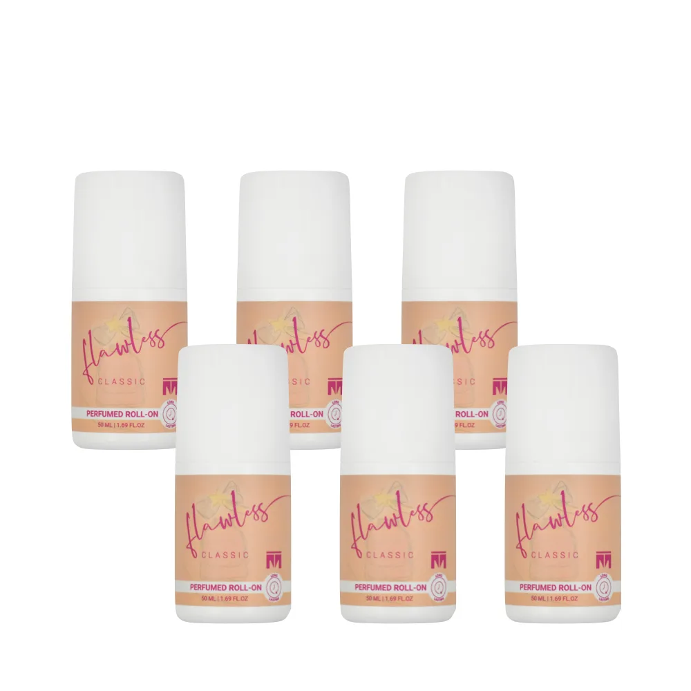 6-Pack Motala Flawless Classic Perfumed Roll-On 50ml